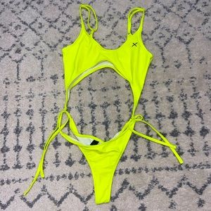 Size Small Thong Neon Sexy One Piece Boutine X LA